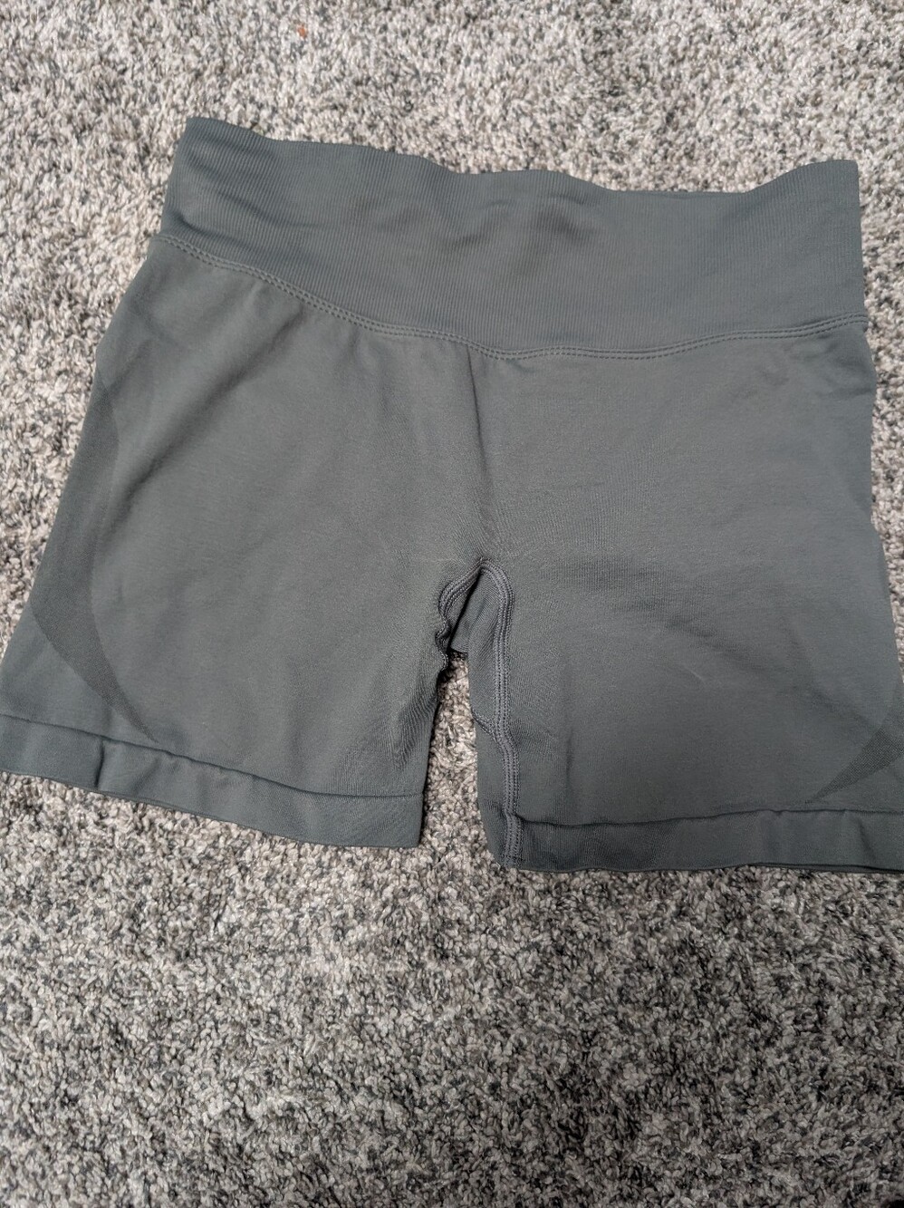 Violate The Dress Code Women’s High-Waist Performance Shorts - Charcoal Gray